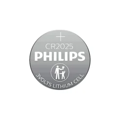 Philips LITIUM CR2025 KNAPCELLE BATTERI 4 STK/PK^ Batterier
