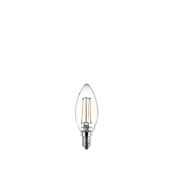 Philips 2-PAK KLAR LED PÆRE KERTE E14 2W Online