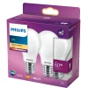 Philips 2-PAK LED PÆRE STANDARD E27 7W Best