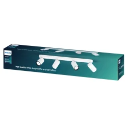 Philips PONGEE 4 SKINNESPOT HVID GU10 4X5,5W^ Spotlights