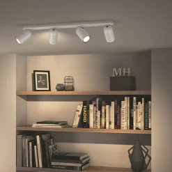 Philips PONGEE 4 SKINNESPOT HVID GU10 4X5,5W^ Spotlights