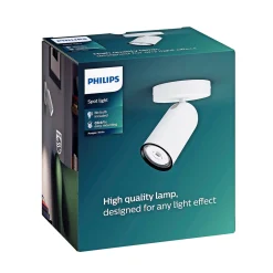 Philips PONGEE 1 SPOTLAMPE HVID GU10 5,5W Hot