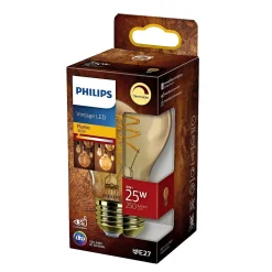 Philips VINTAGE DÆMPBAR GULD DEKOPÆRE STANDARD E27 4W^ Dekorationspærer