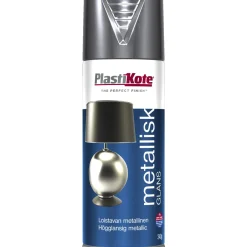 Plasti kote BRILLIANT 161 METALIC SPRAYMALING 400 ML SØLV New