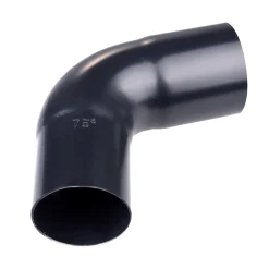 Plastmo PLAST 75 MM BØJNING SORT Outlet