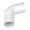 Plastmo PLAST 75 MM BØJNING HVID^ Tagrender