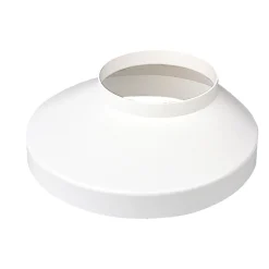 Plastmo PLAST 75/130 MM BRØNDKRAVE HVID^ Tagrender