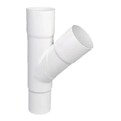 Plastmo PLAST 75/75 MM GRENRØR HVID^ Tagrender
