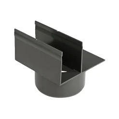 Plastmo SLIMLINE LODRET UDLØB 13X13X13 CM. Clearance