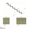 Plus 7 TRIN TERRASSETRAPPE 1800 X 1220 MM^ Trappevanger