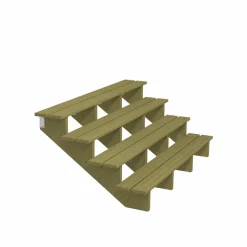 Plus 4 TRIN TERRASSETRAPPE 1800 X 710 MM^ Trappevanger