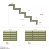 Plus 5 TRIN TERRASSETRAPPE 1200 X 880 MM^ Trappevanger