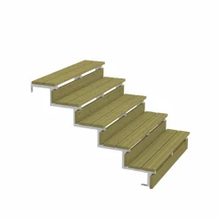 Plus 5 TRIN TERRASSETRAPPE 1200 X 880 MM^ Trappevanger