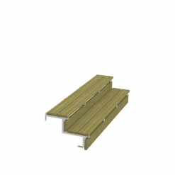 Plus 2 TRIN TERRASSETRAPPE 1800 X 370 MM Hot