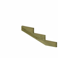 Plus 3 TRIN TERRASSETRAPPE 1200 X 420 MM^ Trappevanger