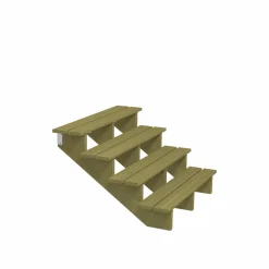 Plus 4 TRIN TERRASSETRAPPE 1200 X 710 MM New