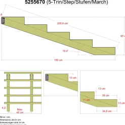 Plus 5 TRIN TRAPPEVANGE 42 X 650 MM Sale