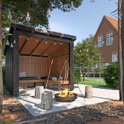 Plus BÅLHYTTE 5 M²^ Shelters & Bålhytter