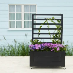 Plus BLOMSTERKASSE SORT 130 X 50 X 87 CM Clearance