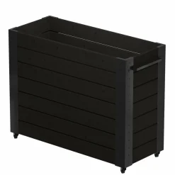 Plus BLOMSTERKASSE SORT 95 X 50 X 120 CM