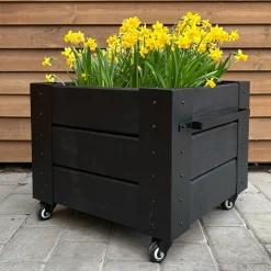 Plus BLOMSTERKASSE SORT 45 X 50 X 46 CM^ Højbede & Plantekasser