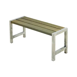 Plus CAFE BÆNK GRÅBRUN 127 CM Discount