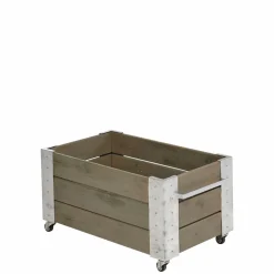 Plus CUBIC BLOMSTERKASSE GRÅBRUN 45 X 87 X 50 CM Sale