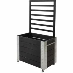 Plus CUBIC BLOMSTERRUMDELER SORT 155 X 87 X 50 CM^ Højbede & Plantekasser