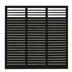 Plus DECORA HEGN FUNGICIDBEHANDLET & GRUNDMALET 2 GANGE SORT 180 X 180 CM^ Træhegn