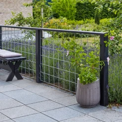 Plus ESPALIER STÅL GALVANISERET LOOK 80 X 140 CM Outlet