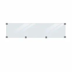 Plus GLAS T/KLINK-/PLANKEHEGN TRYKIMP. GRUNDMALET KLAR 174 X 44.60 CM Clearance