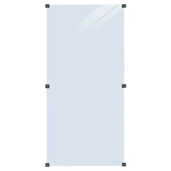 Plus GLASHEGN HÆRDET KLART 90 X 180 X 180 X 0.60 CM^ Glashegn