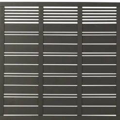 Plus HEGN FUNGICIDBEHANDLET OG GRUNDMALET UMBRAGRÅ 176 X 170 CM^ Træhegn