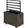 Plus MED ESPALIER BLOMSTERKASSE SORT 124 X 48 X 88 CM Outlet