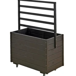 Plus MED ESPALIER BLOMSTERKASSE SORT 124 X 48 X 88 CM Outlet