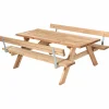 Plus MED RYGLÆN BORDBÆNKESÆT GYLDENBRUN^ Bord- & Bænkesæt