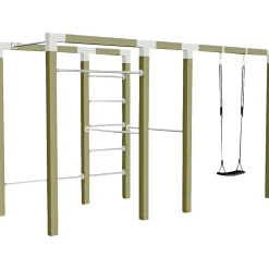 Plus OUTDOOR FITNESSSTATIV 220 X 138 X 380 CM NATUR Best