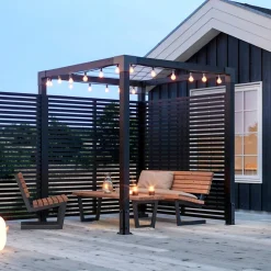 Plus PERGOLA 208 X 198 X 198 CM SORT^ Udendørs Træning