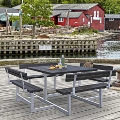 Plus PICNIC BORDBÆNKESÆT SORT^ Bord- & Bænkesæt
