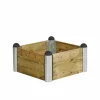 Plus PIPE BLOMSTERKASSE NATUR 36 X 80 X 80 CM New