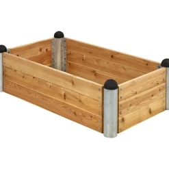 Plus PIPE HØJBED NATUR 36 X 80 X 140 CM^ Højbede & Plantekasser