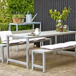 Plus PLANKEBÆNK GRÅBRUN 176 CM^ Havebænke