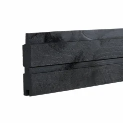 Plus PROFILBRÆT TRYKIMPRÆGNERET OG GRUNDMALET SORT 2.50 X 14 CM New