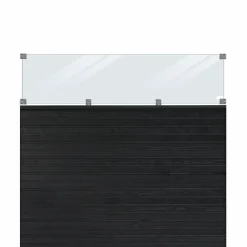 Plus PROFILHEGN TRYKIMPRÆGNERET OG GRUNDMALET SORT 174 X 163 CM Best