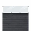 Plus PROFILHEGN TRYKIMPRÆGNERET OG GRUNDMALET SORT 174 X 163 CM