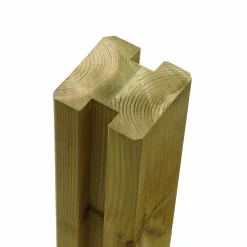 Plus PROFILSTOLPE M/2 SPOR TRYKIMPRÆGNERET NTR KLASSE A NATUR 9 X 9 X 268 CM^ Stolper & Pæle