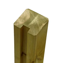 Plus PROFILSTOLPE M/1 SPOR TRYKIMPRÆGNERET NTR KLASSE A NATUR 9 X 9 X 268 CM^ Stolper & Pæle