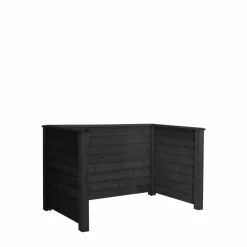 Plus RENOVATIONSSKJUL SORT NÅLETRÆ^ Affaldsskjulere