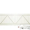 Plus RETRO LÅGE FUNGICIDBEHANDLET OG GRUNDMALET 2 GANGE HVID 300 X 120 CM^ Træhegn