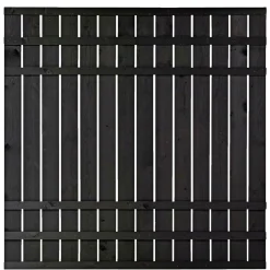 Plus RUSTIK TRÆHEGN FUNGICIDBEHANDLET & GRUNDMALET 2 GANGE SORT 180 X 180 CM Online